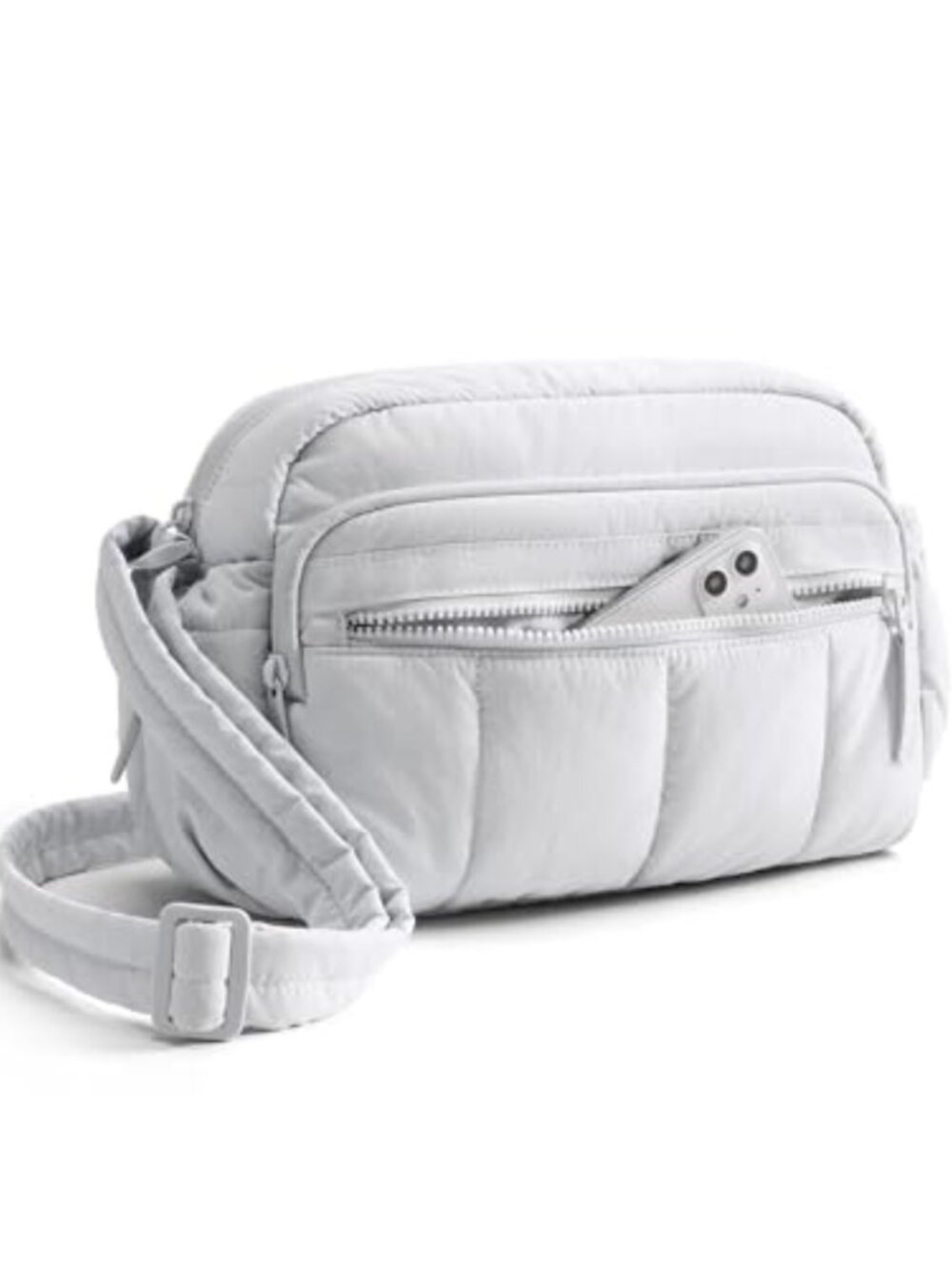 RFID Blocking Crossbody Bag with Built in Wallet Adjustable Strap